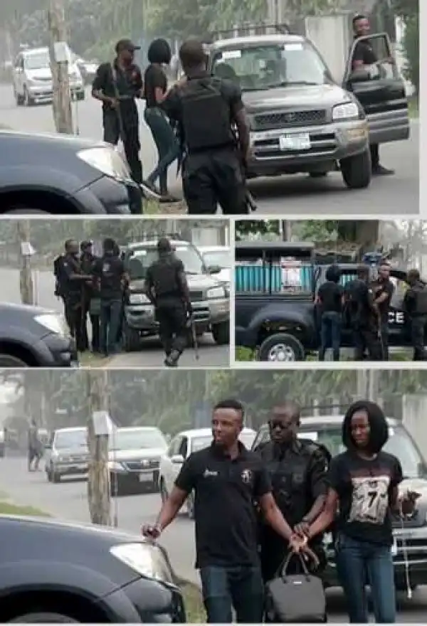 Man Pretending To Be Criminal Proposes To Girlfriend With Help Of Nigerian Police (Photos)